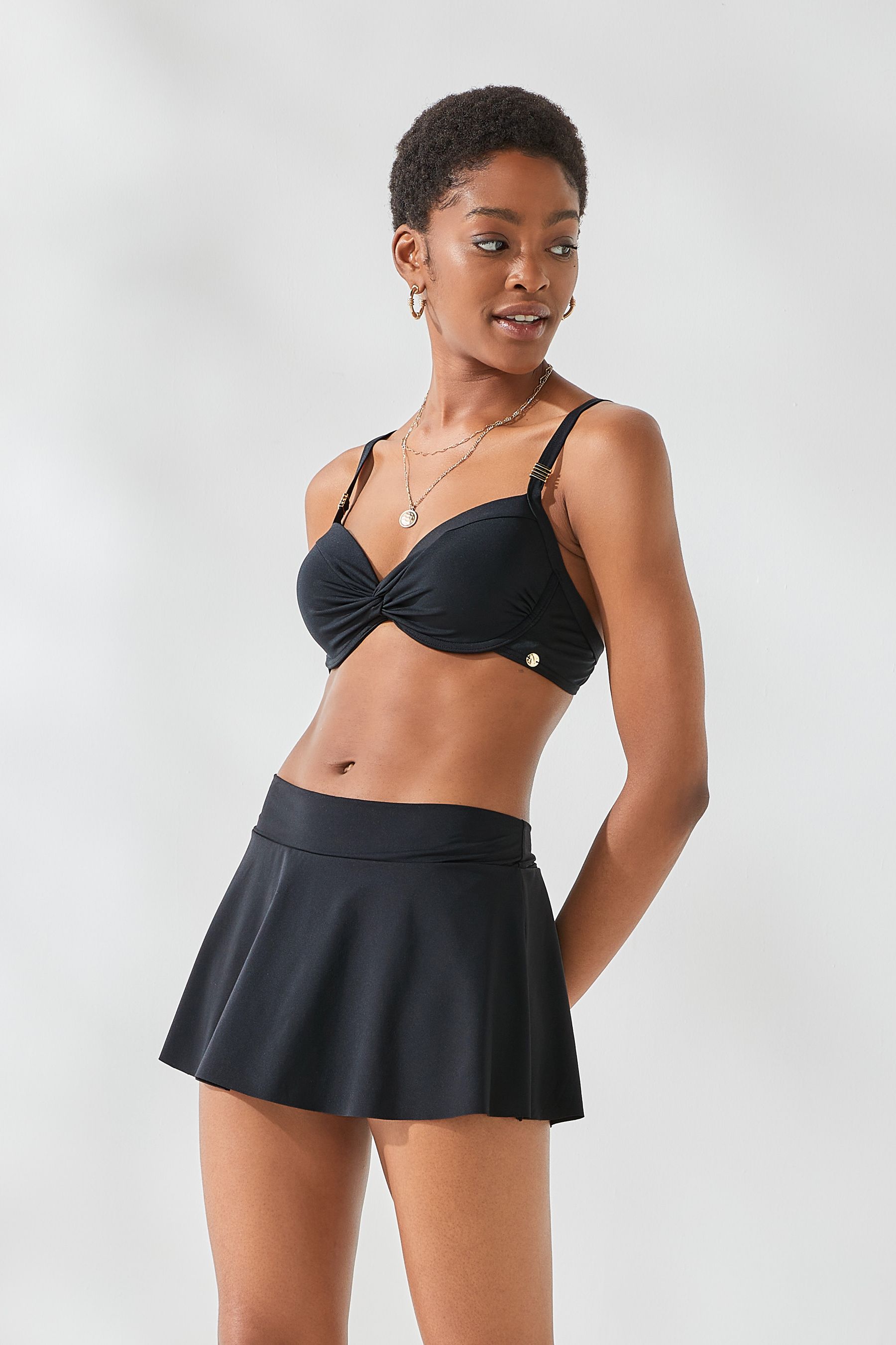 Shape and Tummy Control Bikini Top Padded Underwired Top