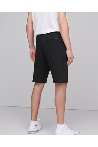 Zip Pocket Jersey Shorts Straight Fit