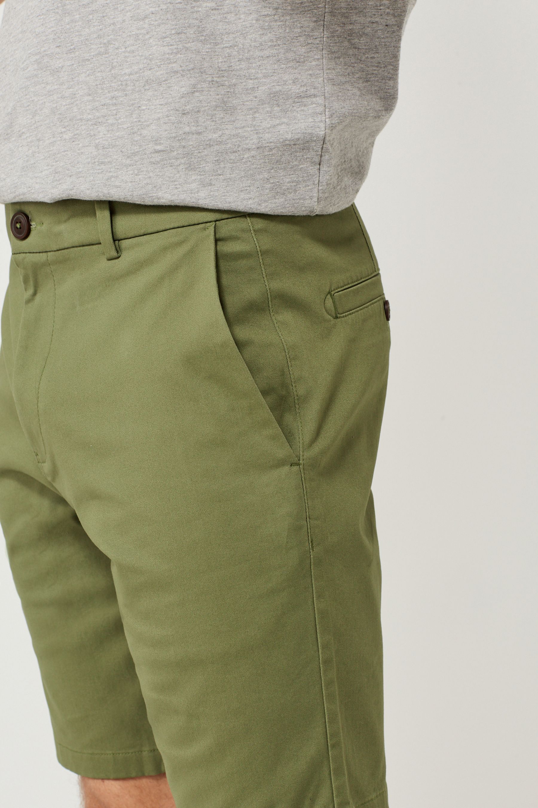 Stretch Chino Shorts Straight Fit