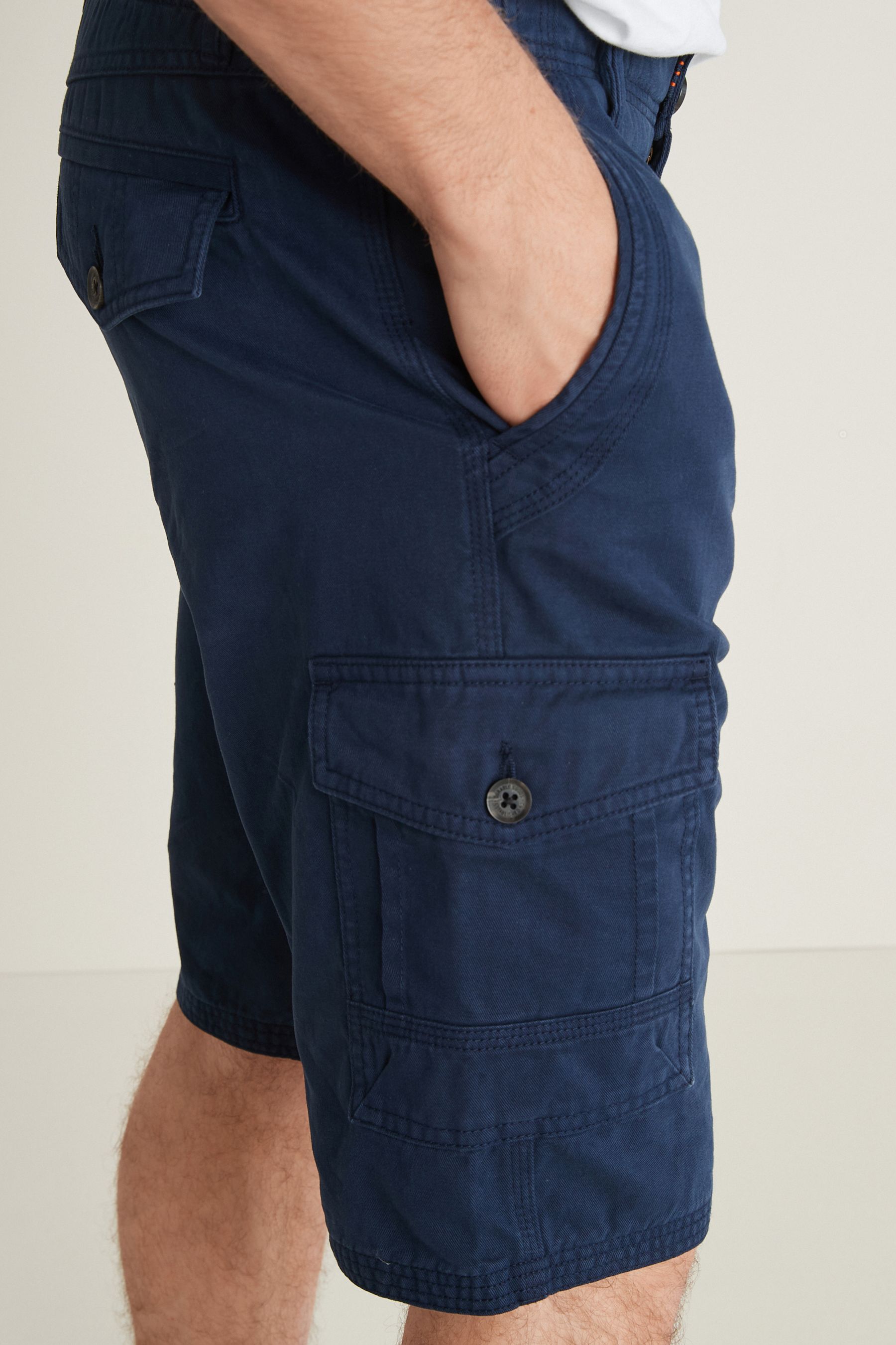 Premium Laundered Cargo Shorts Regular Length