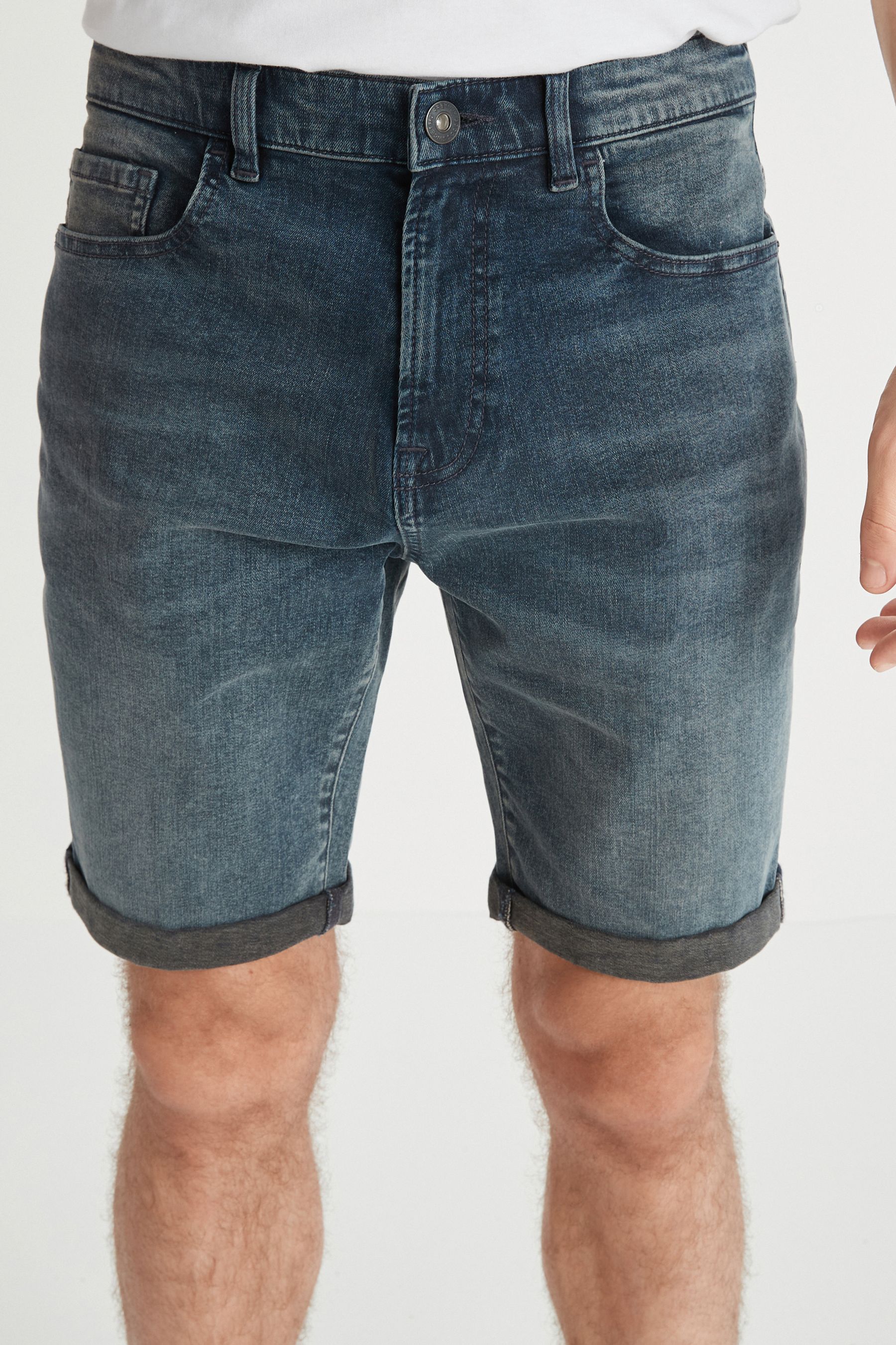 Denim Shorts Straight Fit