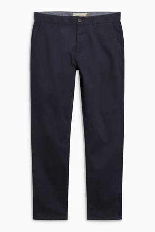 Stretch Chino Trousers Straight Fit