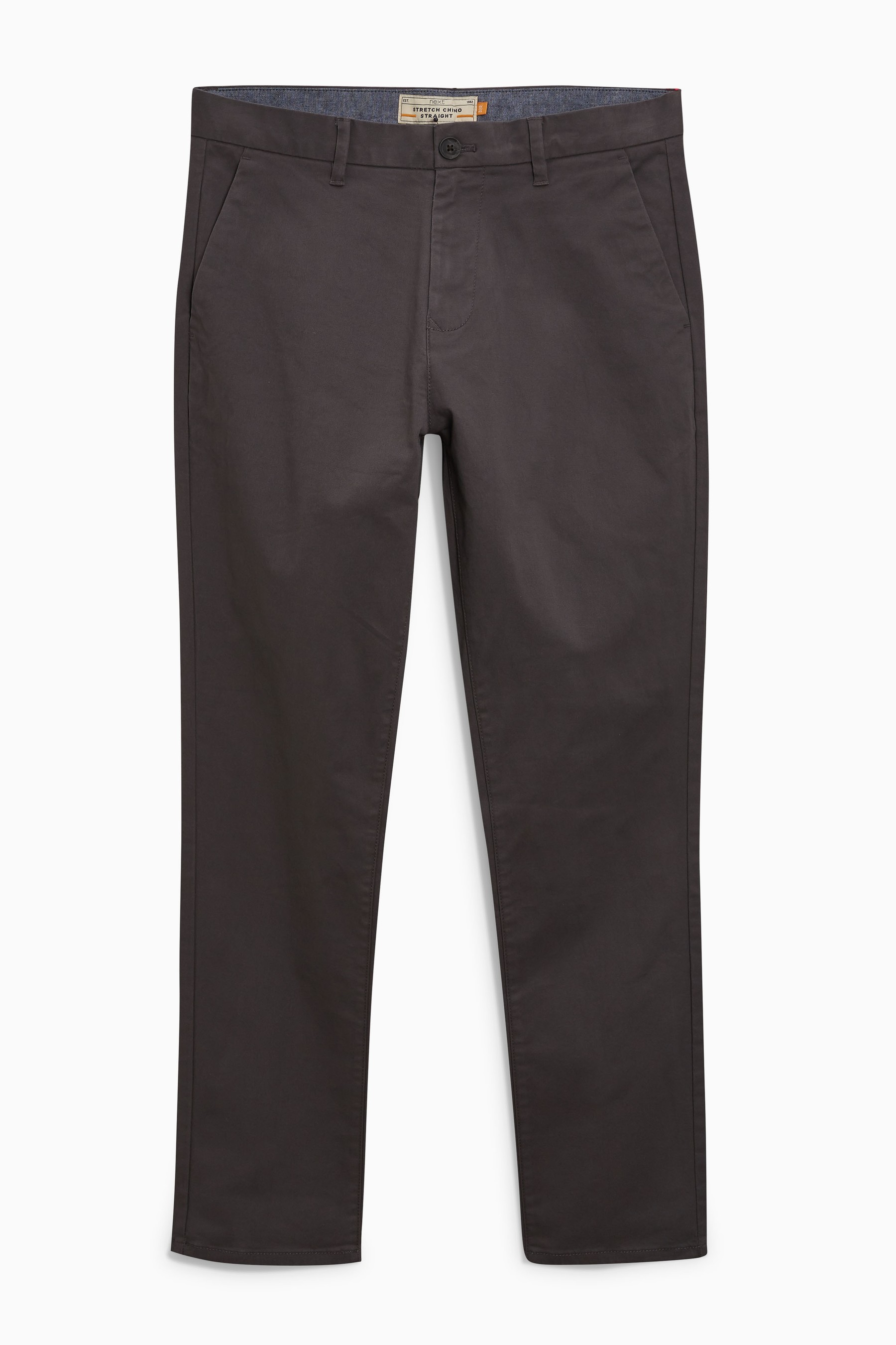 Stretch Chino Trousers Straight Fit