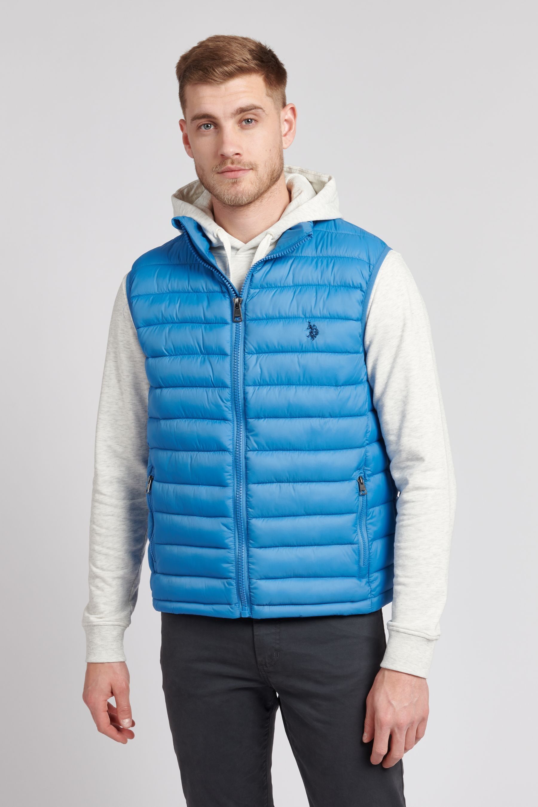 U.S. Polo Assn. Blue Thin Bellow Gilet