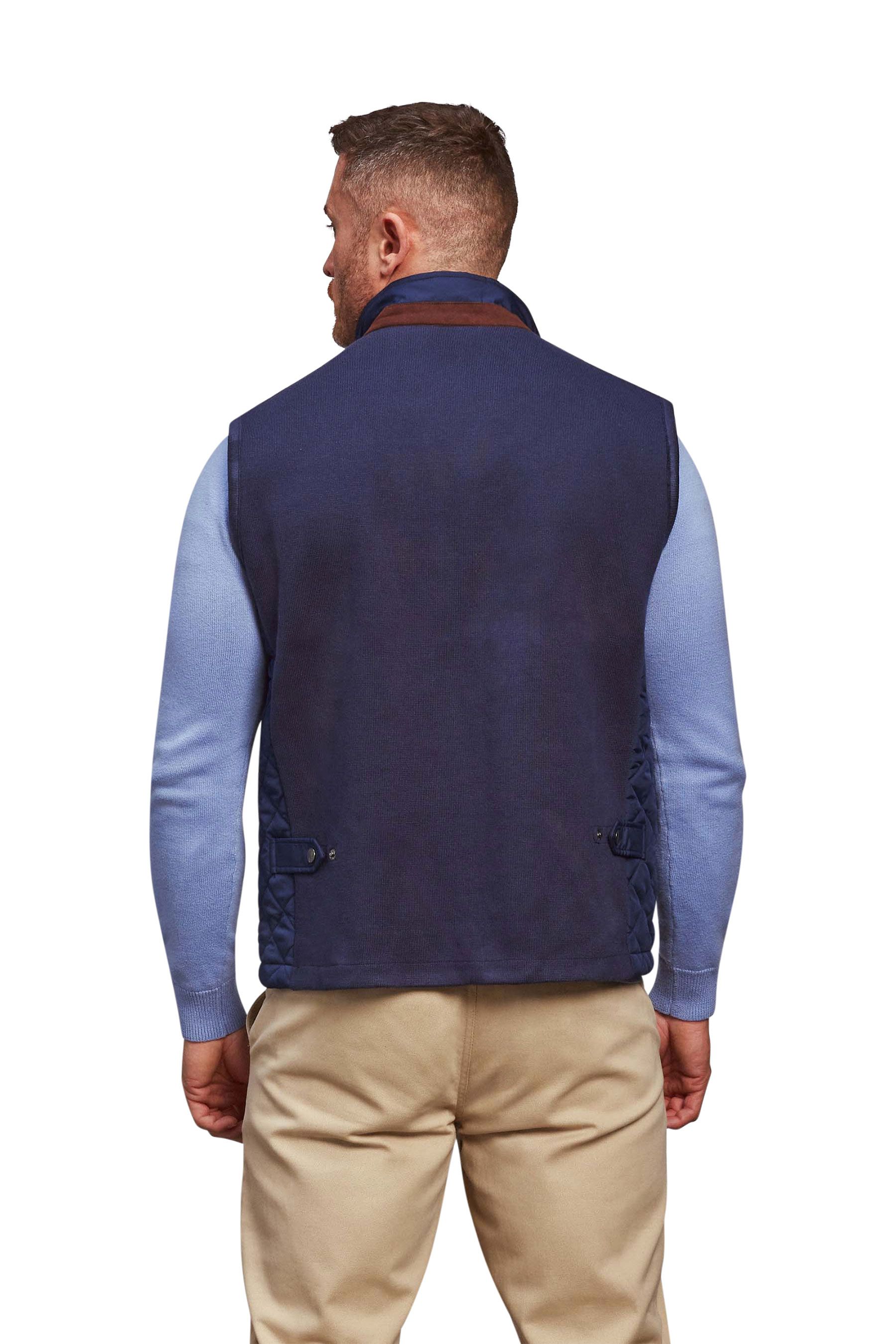 Raging Bull Blue Lightweight Quilted Gilet