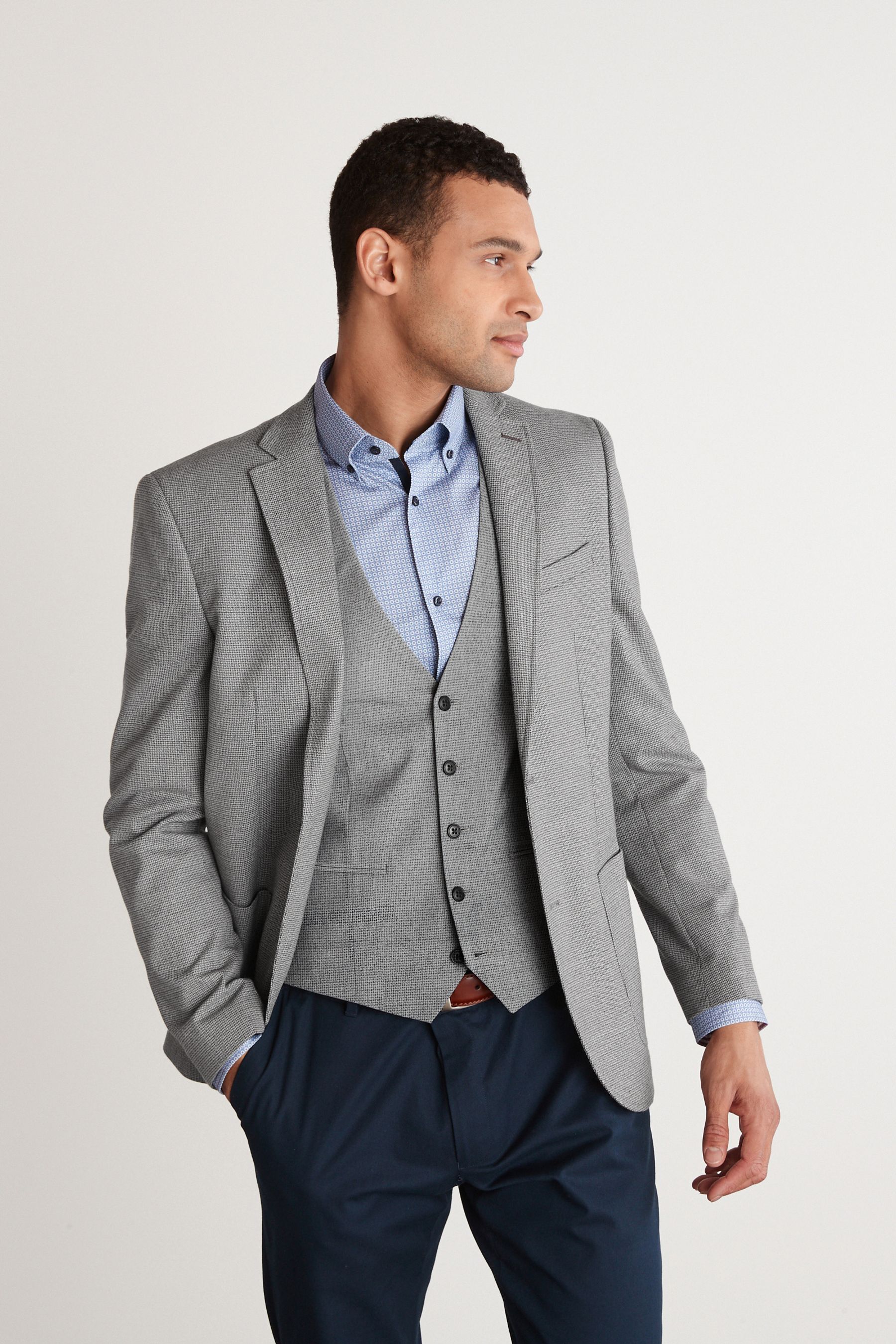 Textured Blazer