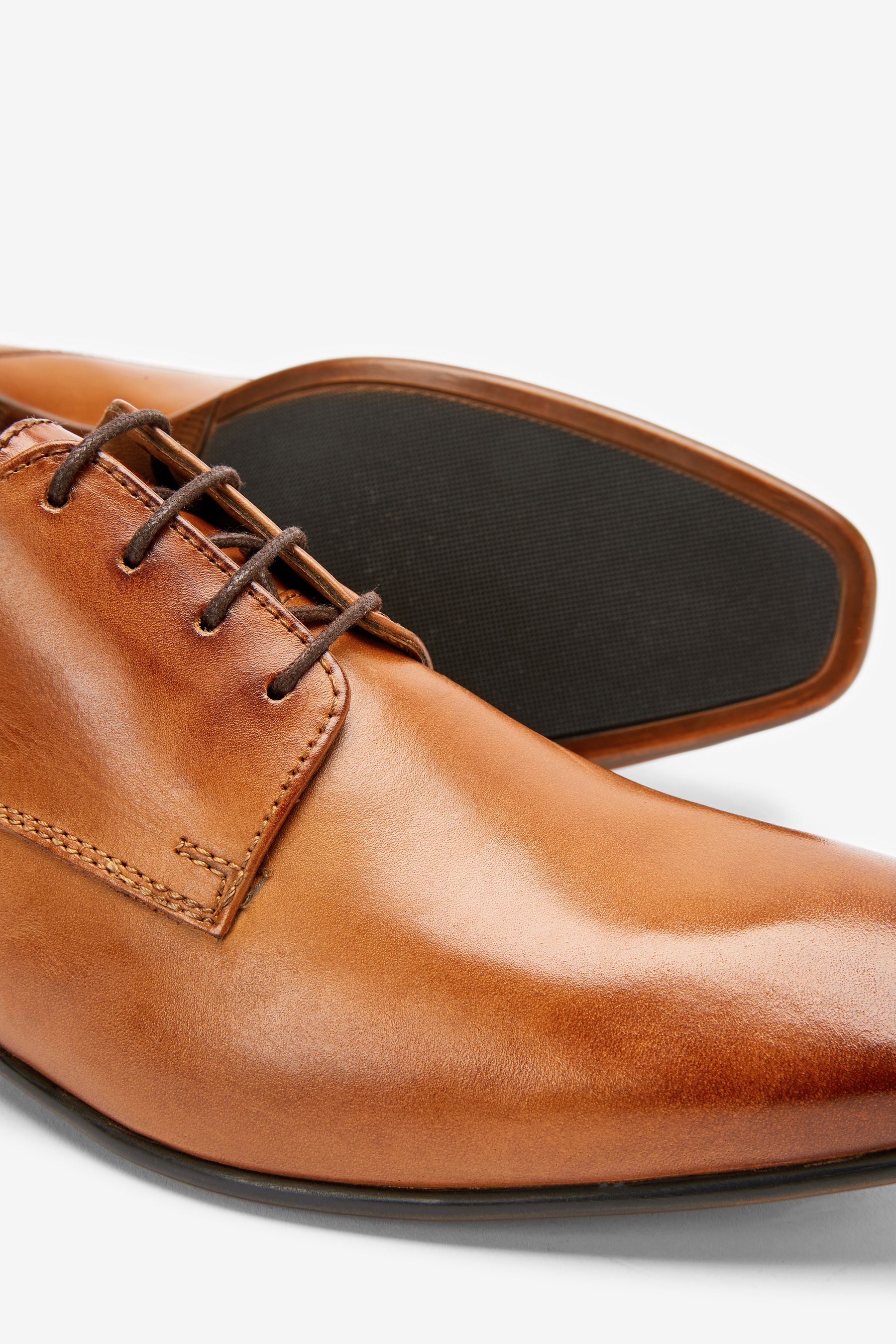 Leather Derby Shoes Regular Fit