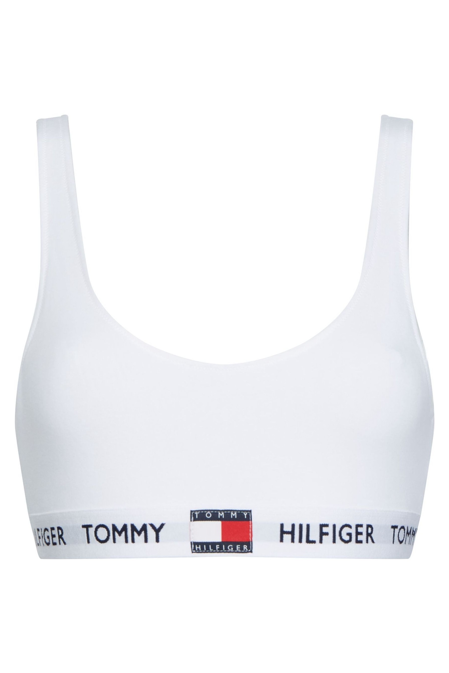 Tommy Hilfiger White 85 Cotton Bralette