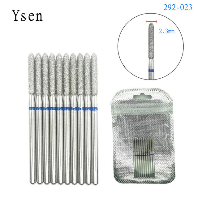 10pcsSet Diamond Nail Drill Bit Artery Electric Cutters For Pedicure Manicure Files Cuticle Burr Nail Tools Accessories