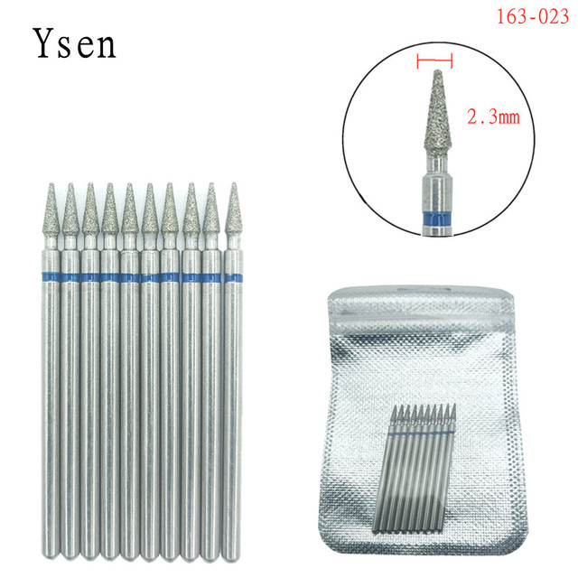 10pcsSet Diamond Nail Drill Bit Artery Electric Cutters For Pedicure Manicure Files Cuticle Burr Nail Tools Accessories