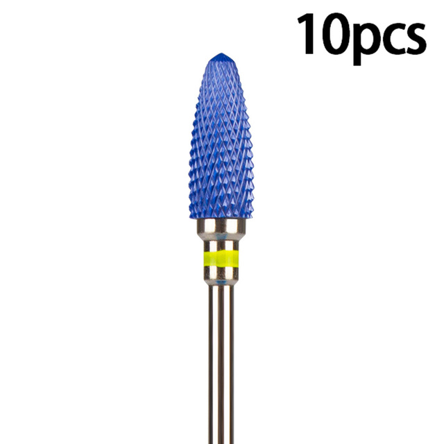 Nail Bits Ceramic Nail Drill Bit Pedicure Drill Milling Cutter For Manicure Machine Pedicure Caps Ceramic Drill Nail Polish Tools