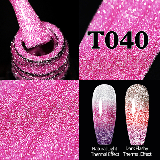 ur sugar 7.5ml neon yellow reflective glitter gel nail polish shine twilight nail gel nail art varnish semi permanent varnish