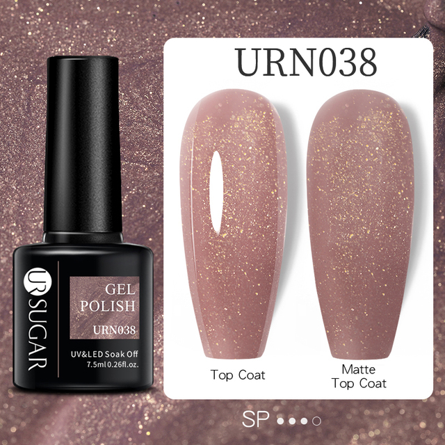 UR SUGAR 7.5ml Nude Pink Gel Nail Polish Soak Off UV LED Semi Permanent Gel Varnish All For Nails Art Design Manicure