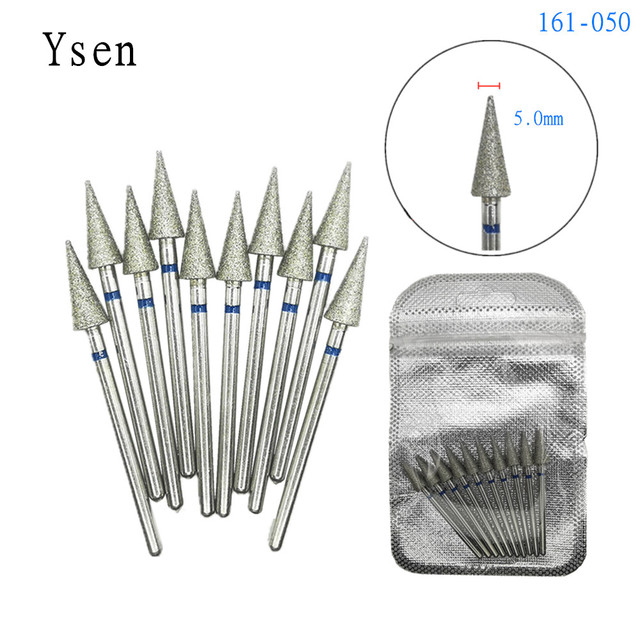 10pcsSet Diamond Nail Drill Bit Artery Electric Cutters For Pedicure Manicure Files Cuticle Burr Nail Tools Accessories