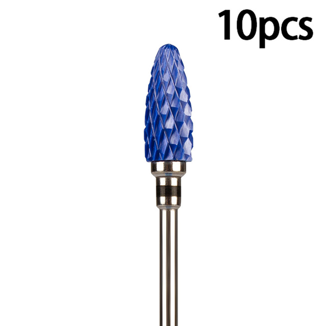 Nail Bits Ceramic Nail Drill Bit Pedicure Drill Milling Cutter For Manicure Machine Pedicure Caps Ceramic Drill Nail Polish Tools