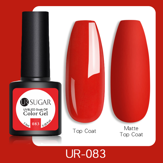 UR SUGAR Nail Gel Polish Red Pink Series Gel Varnish All for Nails Art Base Top UV Semi-Permanent Nail Gel