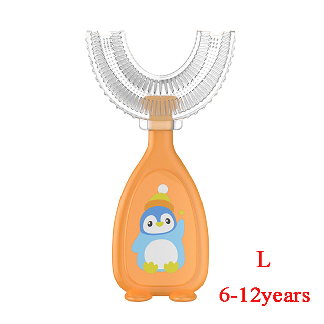 360 Degree Baby Toothbrush U Shape Baby Toothbrush Soft Silicone Toothbrush For Baby Teeth Cleaning Oral Care