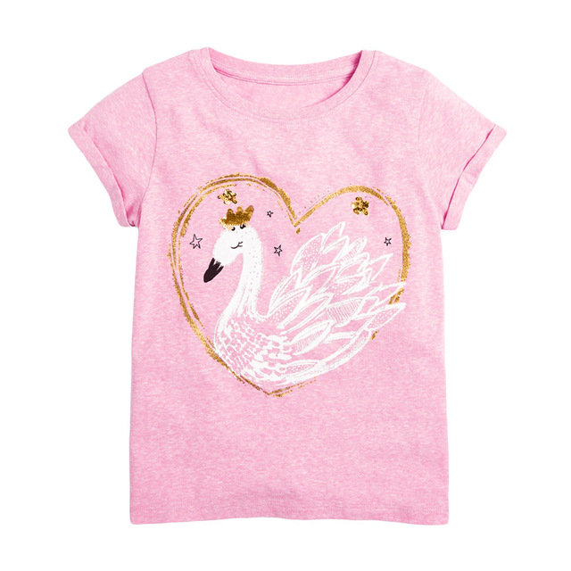 Little maven 2022 summer baby girls T-shirt cotton soft and comfortable lovely tops baby boy children casual clothes