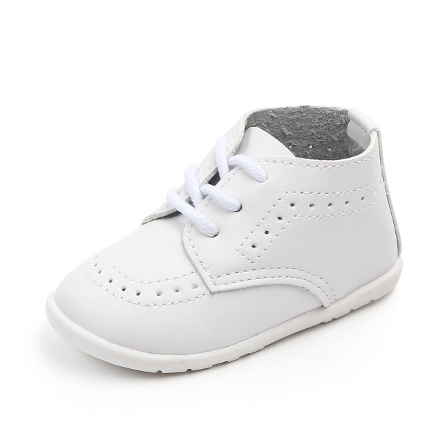 New Baby Shoes Leather Dress Shoes Toddler Boys Girls Non-slip Rubber Sole Baby First Walkers Baby Shoes Newborn Loafers