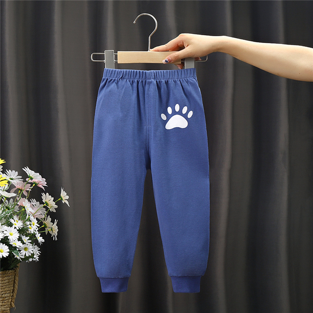 Children Boys Long Pants Autumn Spring Cotton Cartoon Soft Infant Baby Leggings Trousers Kids Long Pants Autumn Clothes