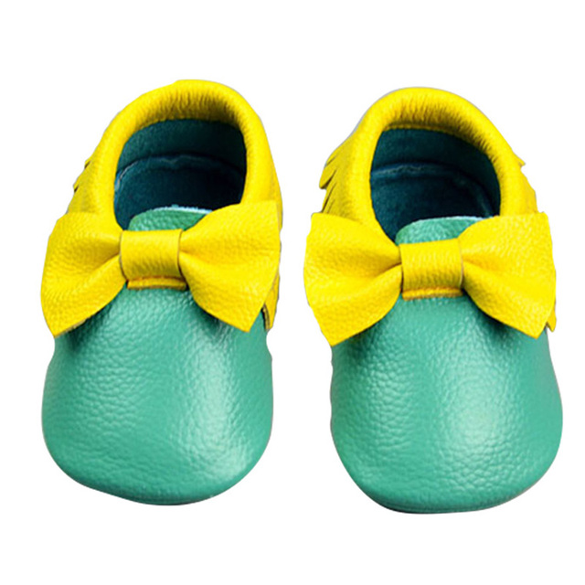 Unisex Infant Baby Shoes Toddler Toddler Baby Soft Soled Cowhide Bottom Skid-Proof Boys Girls Animal First Walkers 0-24 Month