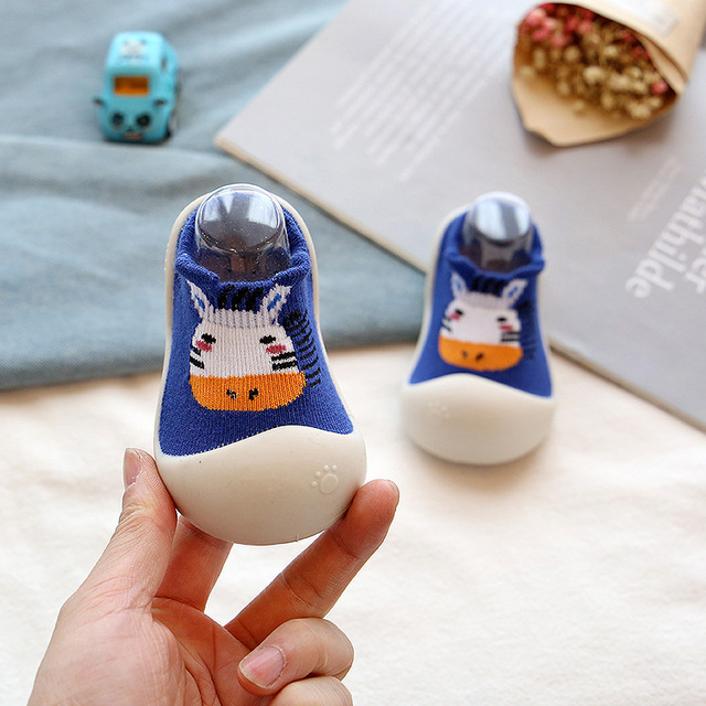 Baby Boys and Girls Shoes, Newborn Non-Slip Floor Socks, Soft Rubber Sole, Cute Baby Shoes