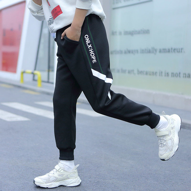 New Retail Selling Cotton Pants Kids Boys Solid Casual Joggers Jogging Enfant Garcon Leisure Children Long Pants 2-13 Y