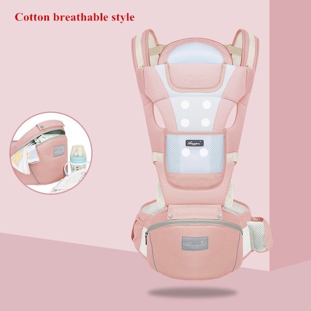 Comfortable Newborn Baby Carrier For Infant Toddler Hipseat Backpack Sling Front Facing Travel Kangaroo Baby Carrier for 0-36 Months Baby