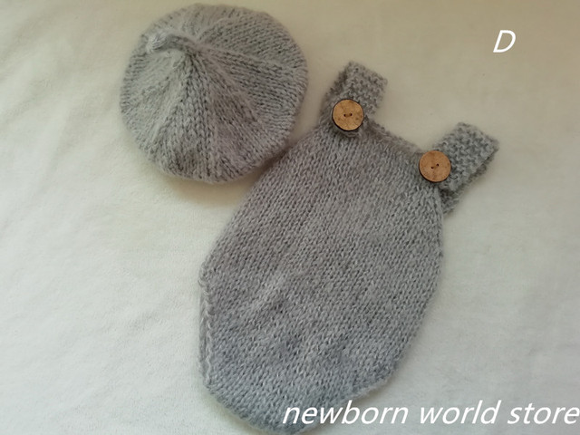 Newborn photography accessories, hat, hat and shorts