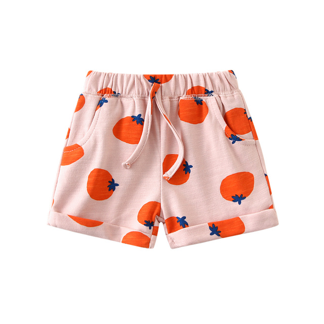 Children's cotton beach shorts, boys and girls' casual shorts, children's summer clothes