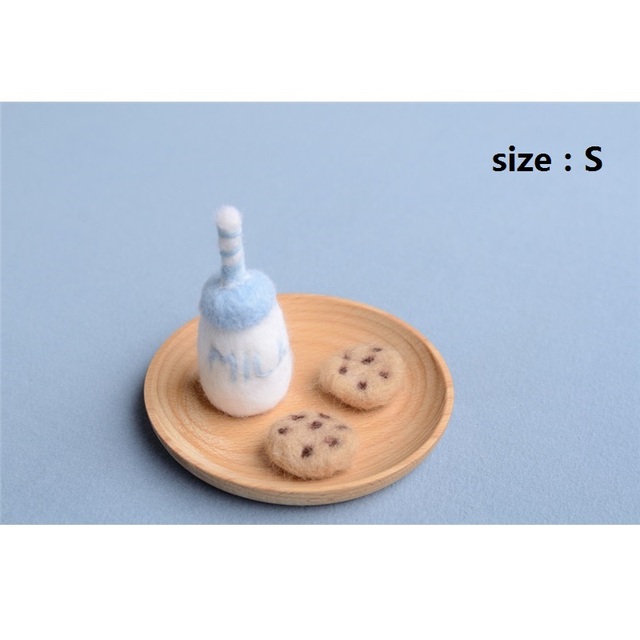 Newborn Photography Accessories Handmade Fleece Doll DIY Baby Jewelry Home Party Decor Studio Accessories Shooting