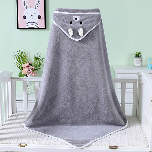 Organic Cotton Hooded Baby Towel - Ultra Soft and Super Absorbent Baby Bath Towels Towel for Newborns, Infants and Toddlers