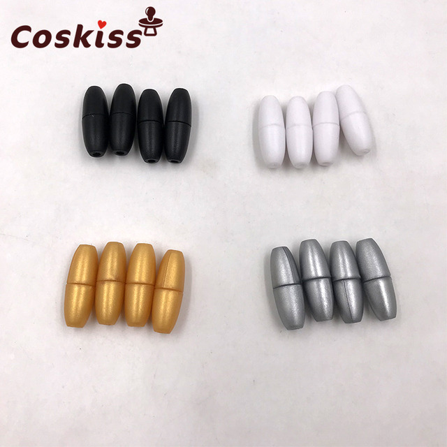 100pcs Black Gold Silver Separation Plastic Clasps for Silicone Teething Necklace DIY Safety Clasp Baby Teether Clasps