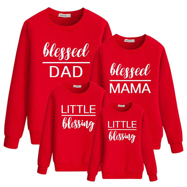 Autumn Mother and Daughter Clothes Boys T-shirt Family Letter Shirts for Dad Mom and Baby Kids Girls Heart Print Cotton High Quality JYF