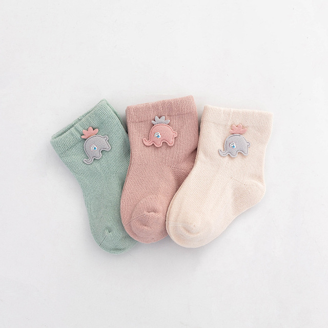 3pcs/lot Spring and Autumn 0-5T Children's Socks Cartoon Baby Girls Socks Toddler Warm Comfortable Socks Baby Boys Socks