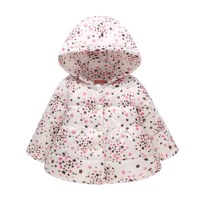 Baby Girls Boys Jackets Baby Clothes 2021 Autumn Kids Hooded Coats Winter Toddler Warm Snow Suit Baby Cotton Flower Outerwear