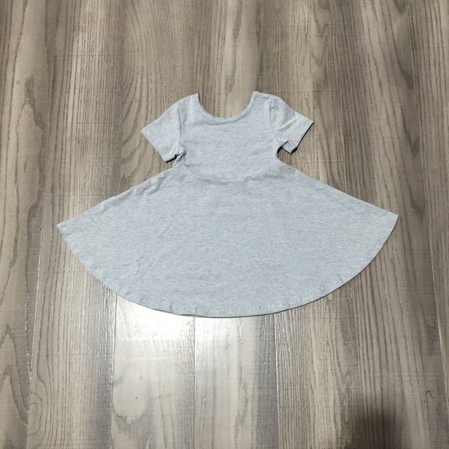 Summer dress for baby girls, solid color