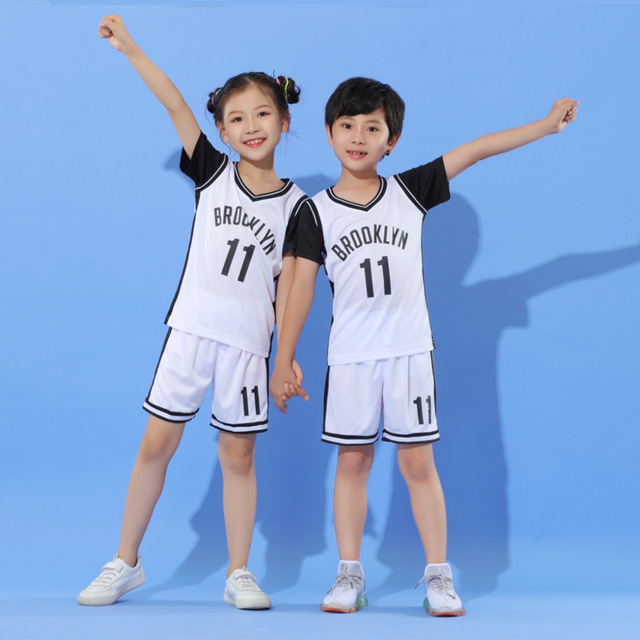 Baby boy basketball uniform outdoor sportswear 3-12 years old girls youth short suit summer children designer clothes set