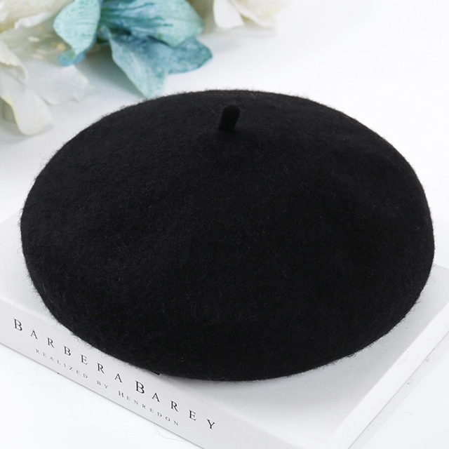 Fashion Spring Autumn Winter Wool Bonnet Princess Kids Girls Hats Lovely Beanie QX2D