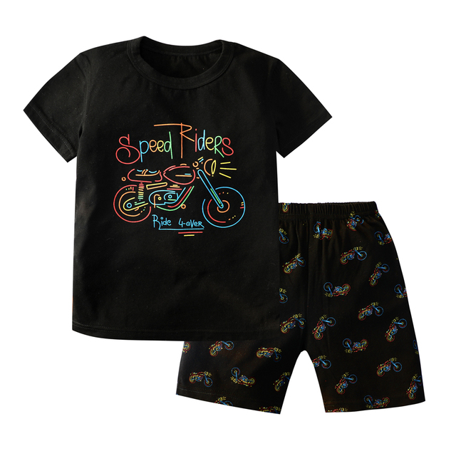 Boys and Girls Children Sleepwear Kids Nightwear Boys Sets for Homewear Teen Pajamas Sets Pajamas for Adults Summer Clothes