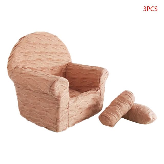 3pcs/set Newborn Baby Posing Mini Sofa Arm Chair Pillows Infant Photography Props Photo Accessories