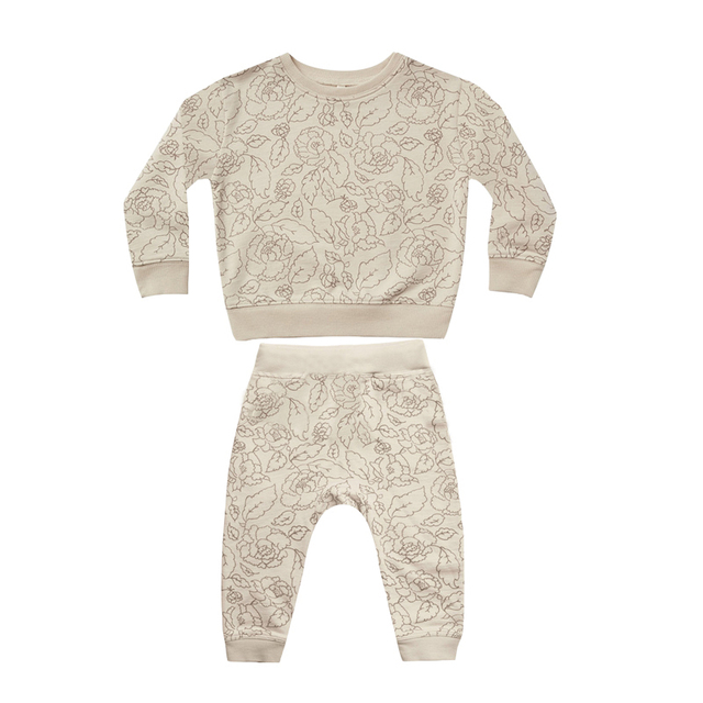 New Autumn Winter New Born Boys Pajamas Suit Sweatshirt + Pants 2pcs/set Infant Cotton Clothes for Baby Girls Boys