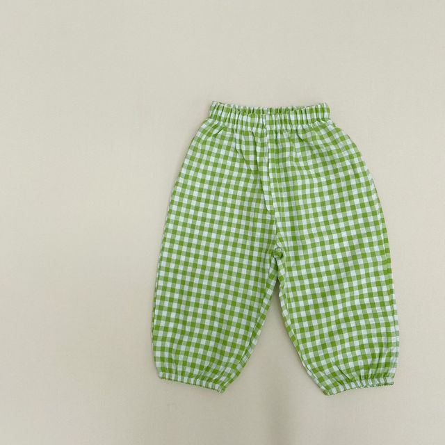 Toddler Baby Girl and Boy Lattice Pants Summer Kids Mosquito Pants Thin Cotton Boys Casual Loose Trousers Sweatpants