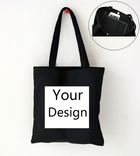 Custom Carrying Bag Shop Your Images Here Print Original Design White Fashion Canvas Travel Bags