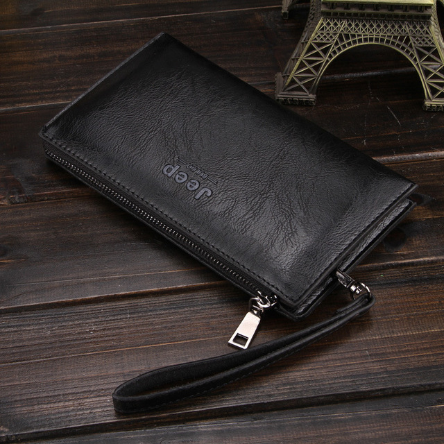 Clutch men male wallet luxury brand ID holder wallet for men cover on phone passport bag coin purse card card holder