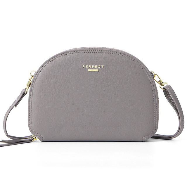 Women Crossbody Bag Fashion Semicircle Saddle Solid Color All-match Comfortable Shoulder Bags For Female Designer Handbags