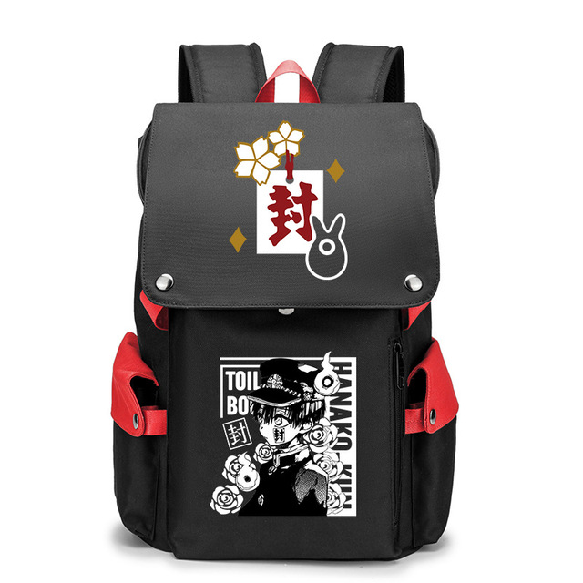 Anime Toilet Bound Hanako-kun Backpack Cartoon Large Capacity School Bag Fashion Multifunctional Laptop Backpack Travel Bag