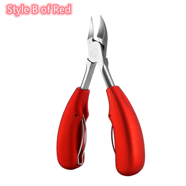 Toe Nail Clippers Nail Correction Thick Ingrown Toenails Nippers Cutters Dead Skin Dirt Remover Pedicure Care Tool 2021