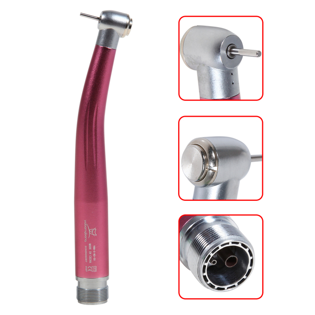 High Speed ​​Dental Handpiece, 2 or 4 Holes, Push Button, Standard Air Turbine, NSK Compatible Rotator/Cartridge