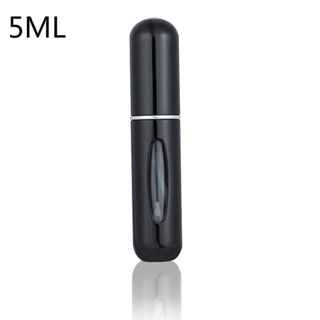 5ml Perfume Atomizer Portable Liquid Container For Cosmetics Small Aluminum Atomizer Coachella Empty Bottle Refillable For Travel